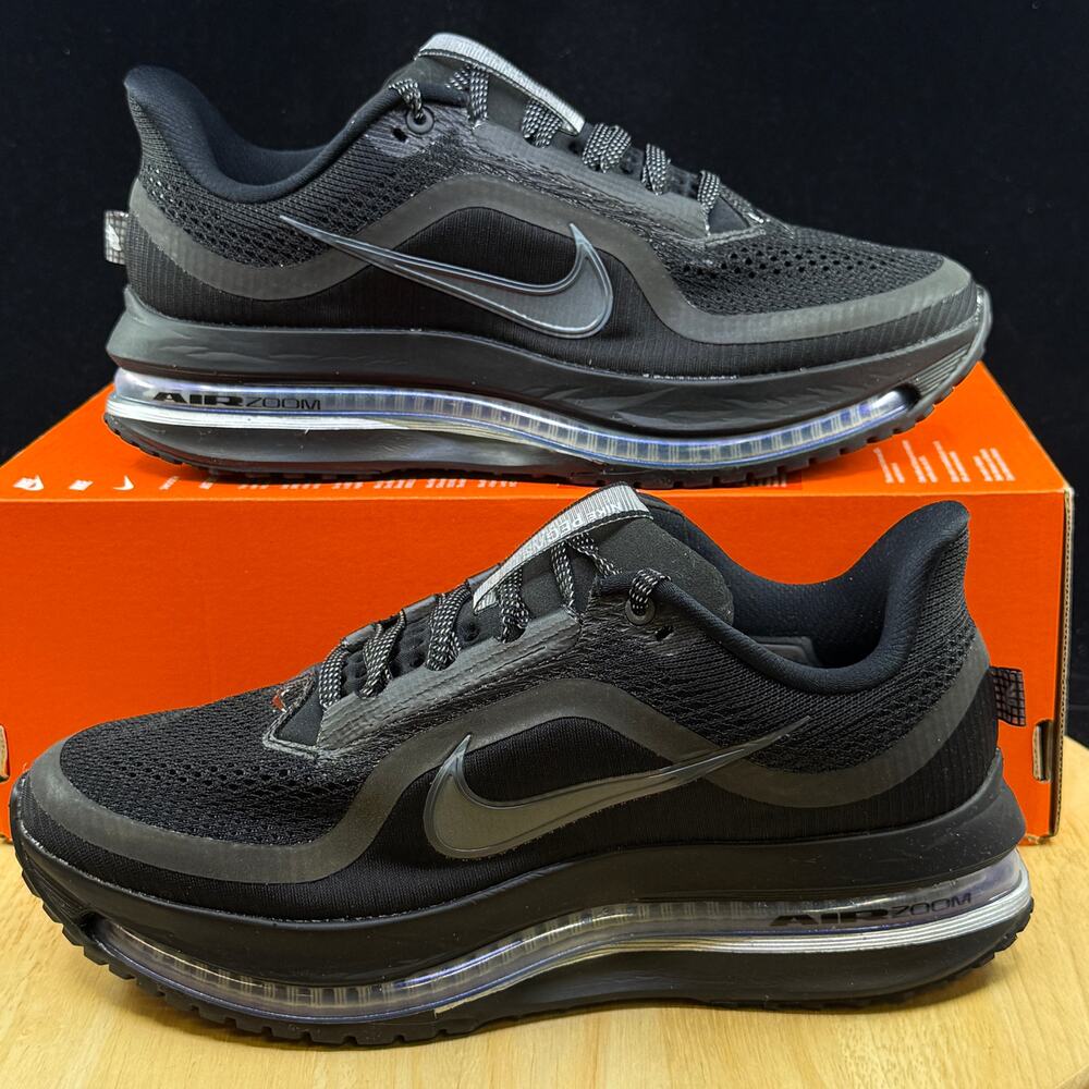 Nike Men's Pegasus Premium Black Metallic Silver HQ2592 005 Size 8